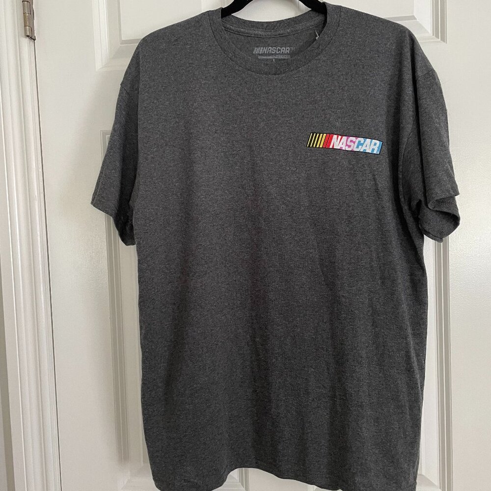 Nascar Full Logo 50%Cotton 50%Polyester Men's T-Shirt Size L